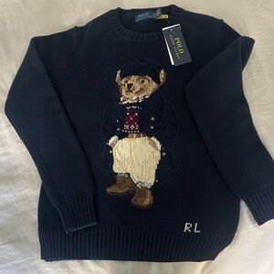 Polo by Ralph Lauren Women’s Bear Motif Sweater - Navy